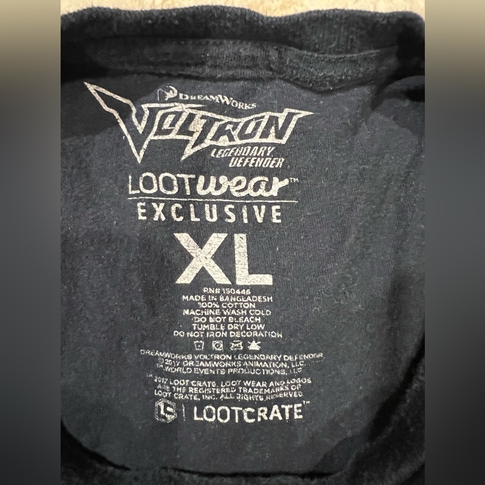 Loot Crate Exclusive Voltron Legendary Defender T-Shirt XL - Picture 5 of 5